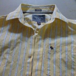 ABERCROMBIE & FITCH MUSCLE DRESS SHIRT LARGE